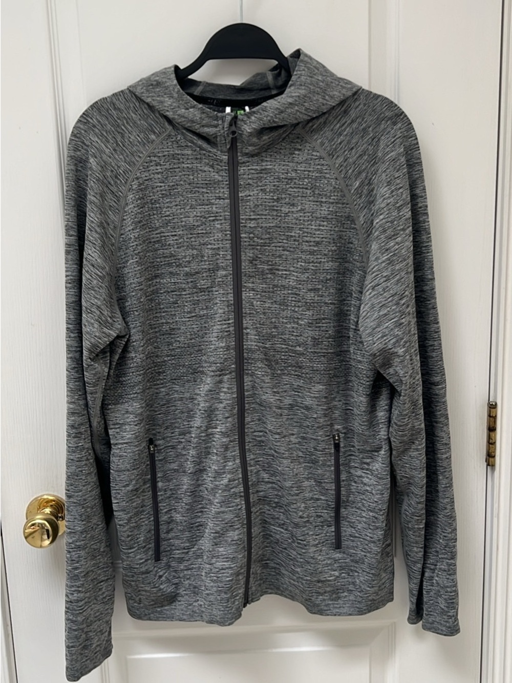 FWD Men’s Gray Full-Zip Hoodie Jacket | Size L